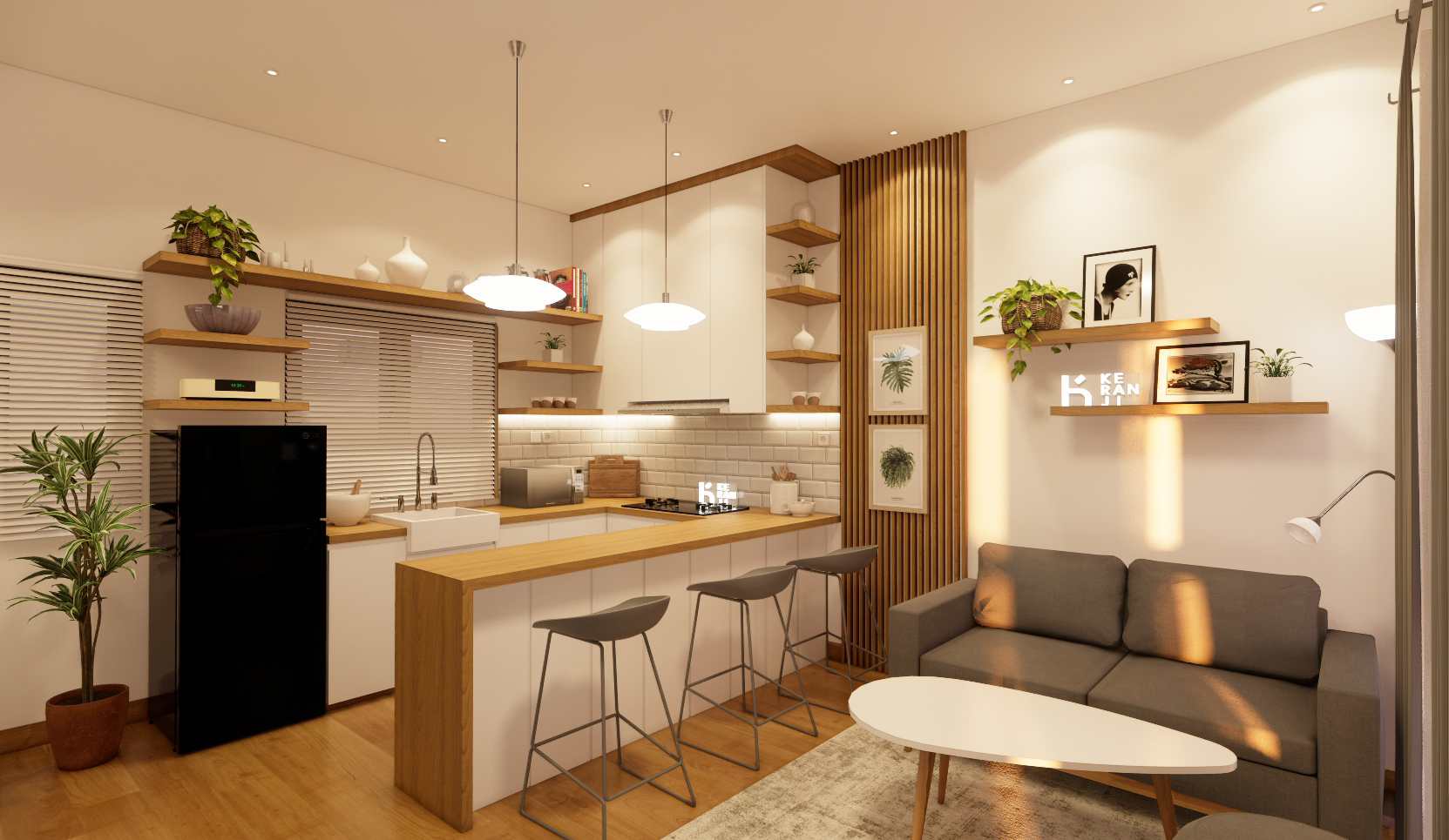 Scandinavian Kitchen Set