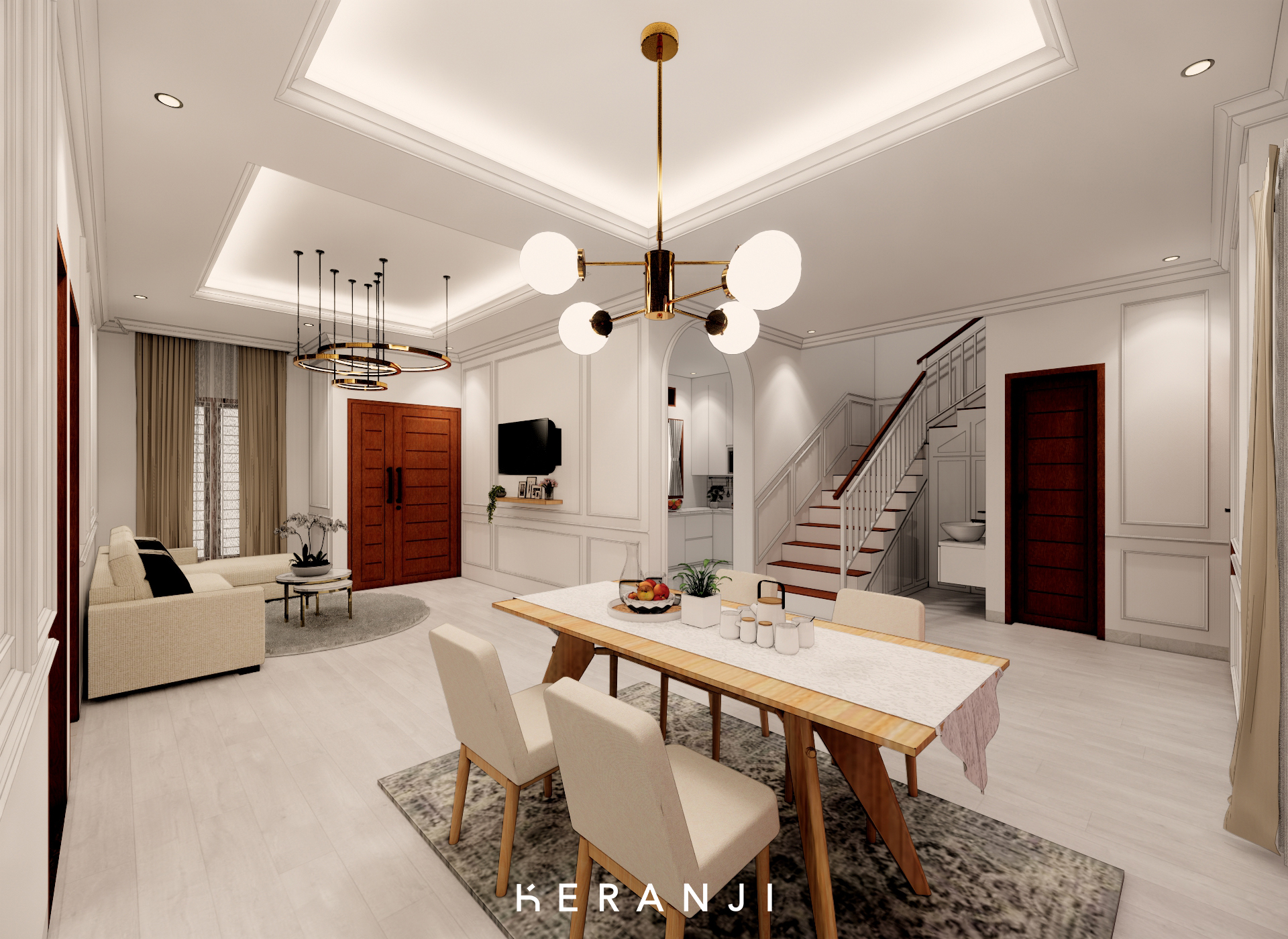 Galeri-0-Living Room + Dining Room - Mrs. Ayunda