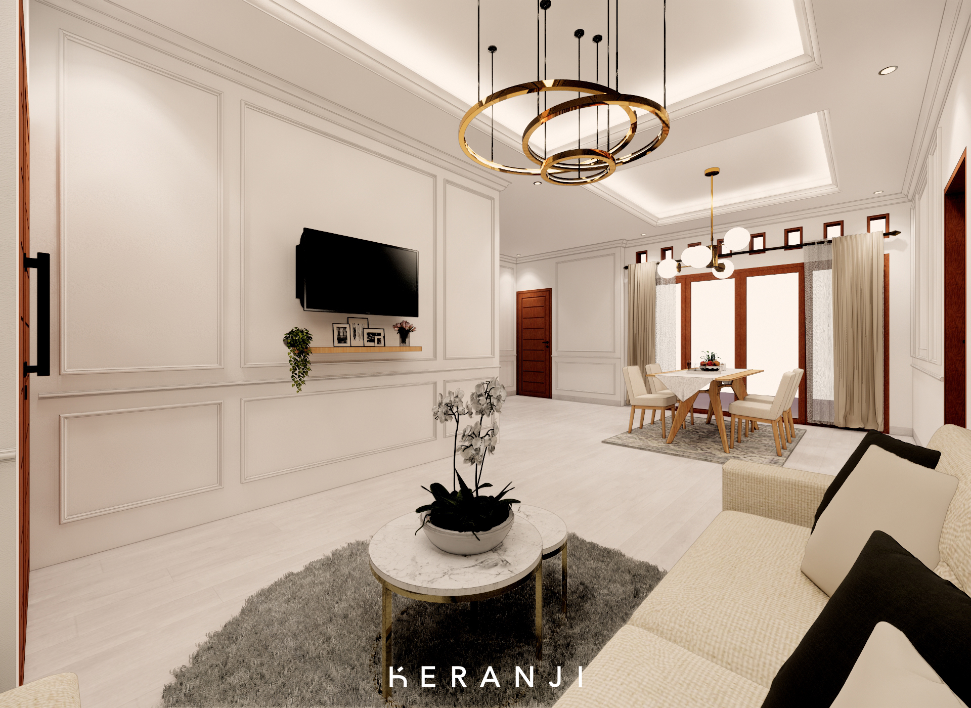 Galeri-4-Living Room + Dining Room - Mrs. Ayunda